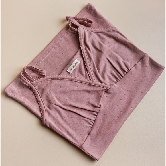 Unaduna / Ziloen chemise pointelle wool/silk - cameo rose - Picture 3 of 6